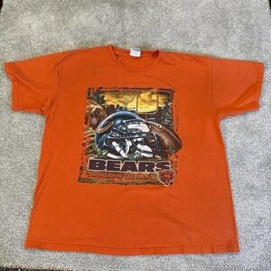 Vintage Retro Chicago Bears T-Shirt Helmet Graphic NFL